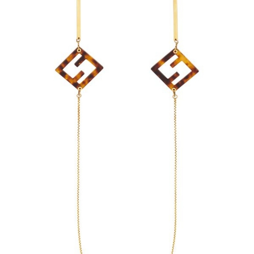 Authentic Fendi Logo Eyeglass Chain